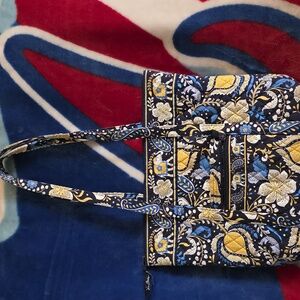 RARE Vera Bradley Elle Blue Miller Bag